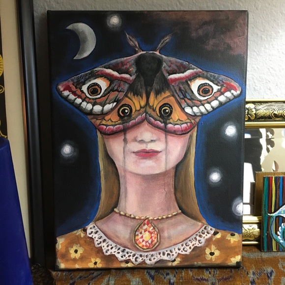 Original Art - THE EMPRESS’S TEARS - Acrylic on Canvas - Picture 12 of 14